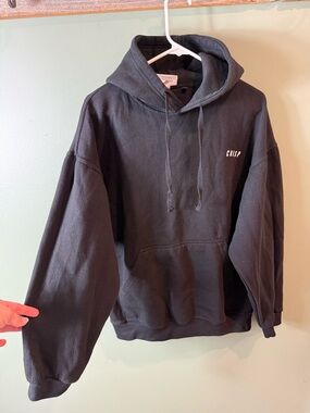 Men's Black Pullover Hoodie